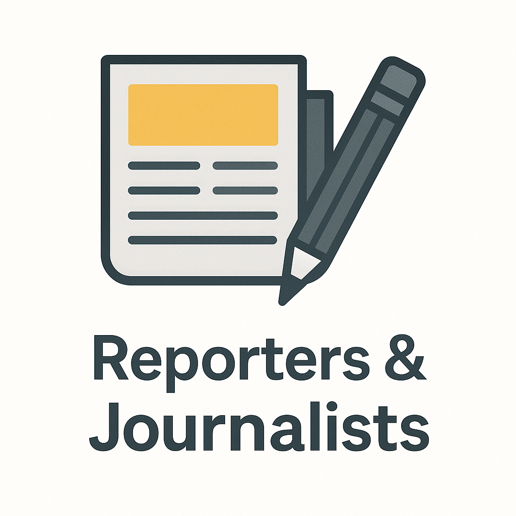 Reporters & Journalists